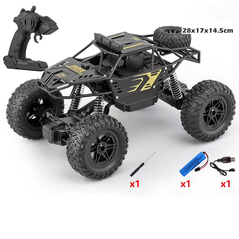 1: 18 Six Wheel Drive Rc Car Cross-Country Climbing Spray Racing Car Remote Control Electric Car Fall Resistant Boy Toy Gift