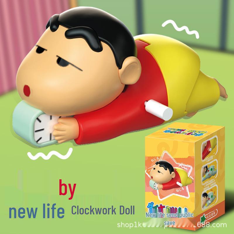 

Crayon Shin-chan Dynamic Life Series Wind-up Action Figure – Movable Desktop Toy