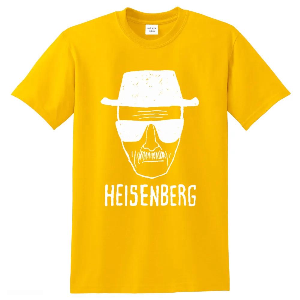 Tricou cool pentru bărbați Haine Breaking Bad Calitate superioară 100% bumbac larg Tricou imprimat Heisenberg casual pentru bărbați