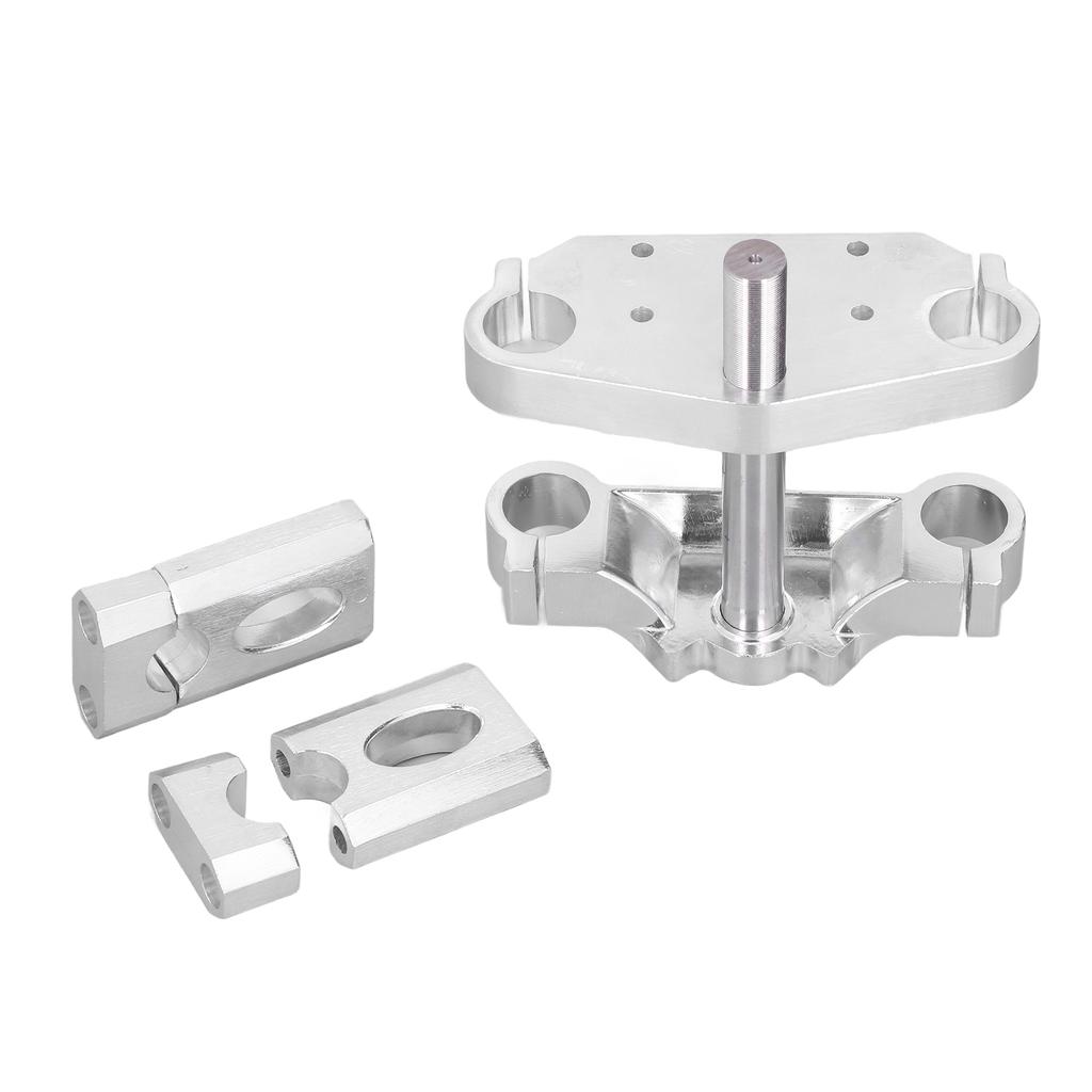 Motorcycle Upper Lower Plate Handlebar Riser Mount Bar Shock Absorber Direction Device Universal