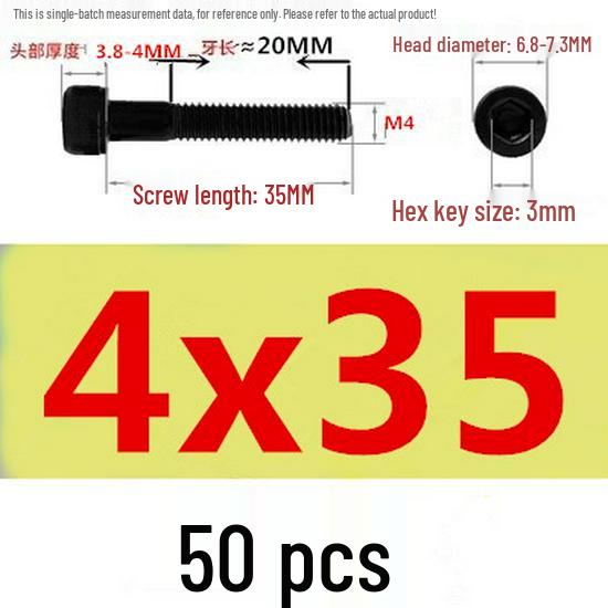 High-Strength Grade 12.9 Internal Hex Head Screws M1.4-M20