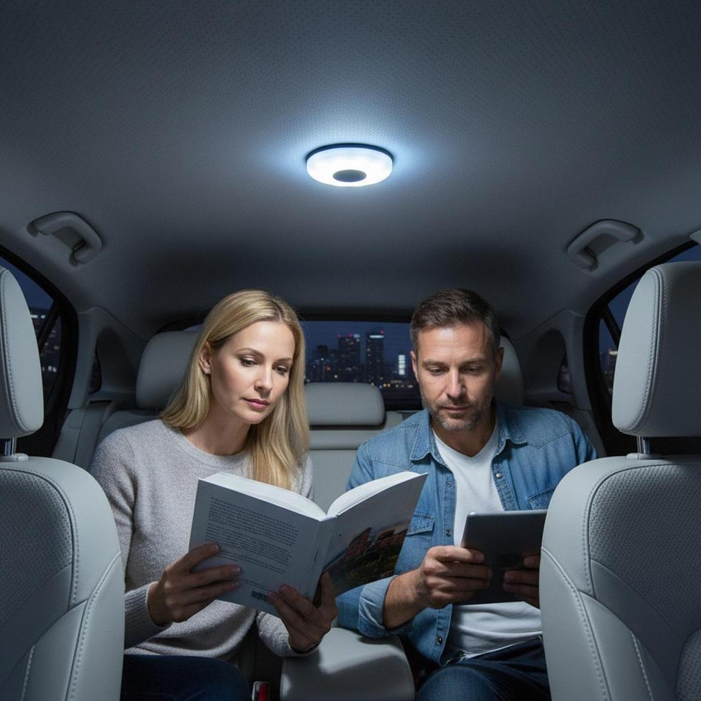 Interior LED Lights For Cars Magnetic LED Lamp Car Dome Light For Atmosphere Reading Road Trip Vehicle RV Truck SUV