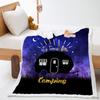 Blanket 2D Digital Printing Lamb Fleece Crystal Fleece Travel Camping Blanket Blanket