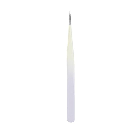 False Eyelash Tweezers for Eyelash Extension Stainless Steel Tweezers with Curved And Elastic Handle Makeup Eyelash Tool for Professional Makeup