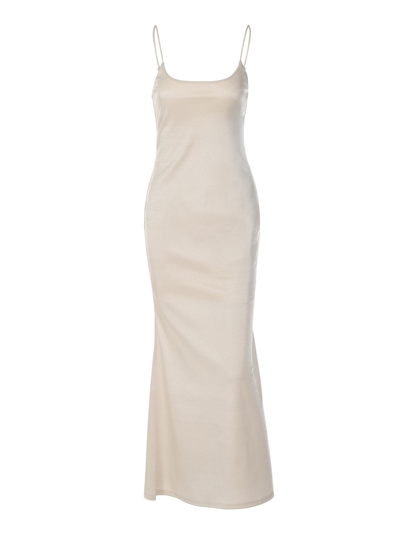 European and American summer 2026 new French temperament suspender slim-fitting sexy sleeveless waist-wrapped hip dress S
