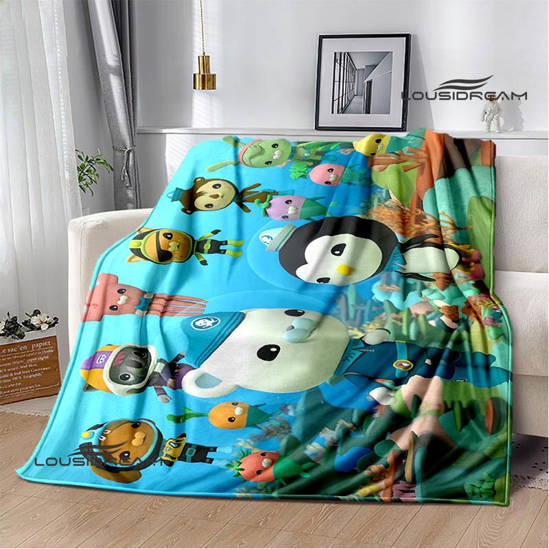 3D The-Octonauts printed blankets picnic blanket Warm Flannel blankets Soft and comfortable blanket bed linings Birthday Gift