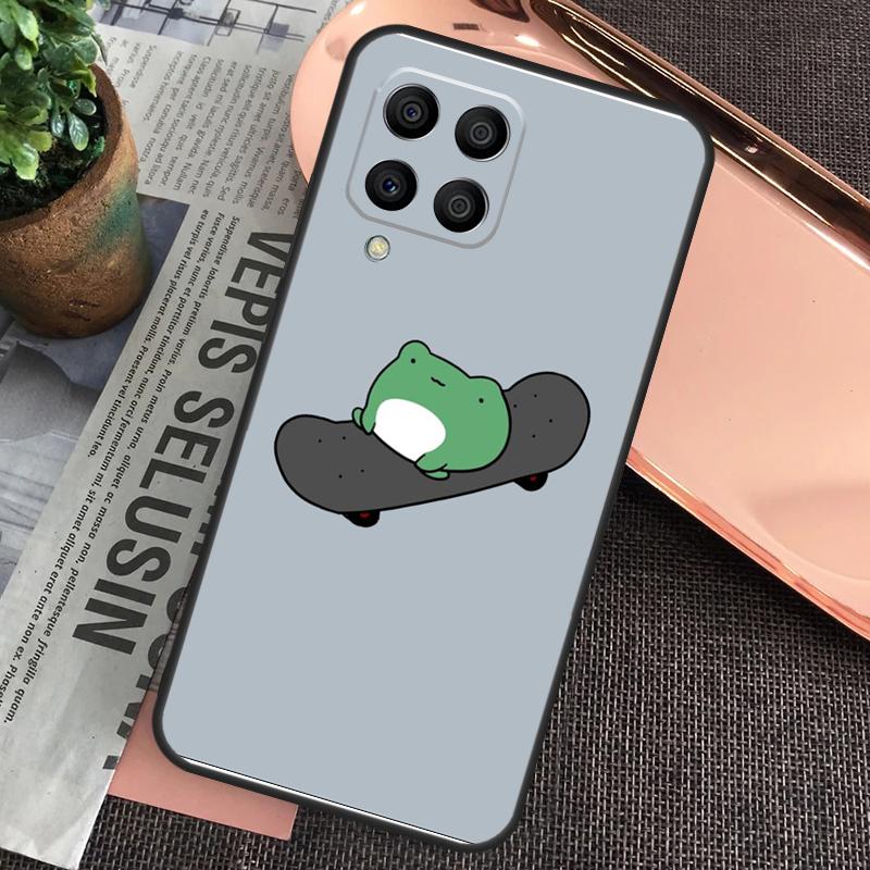 Cartoon Frog For Samsung Galaxy M55 M15 M13 M23 M33 M53 M30s M31s M12 M32 M52 M20 M21 M51 M34 M54 Case