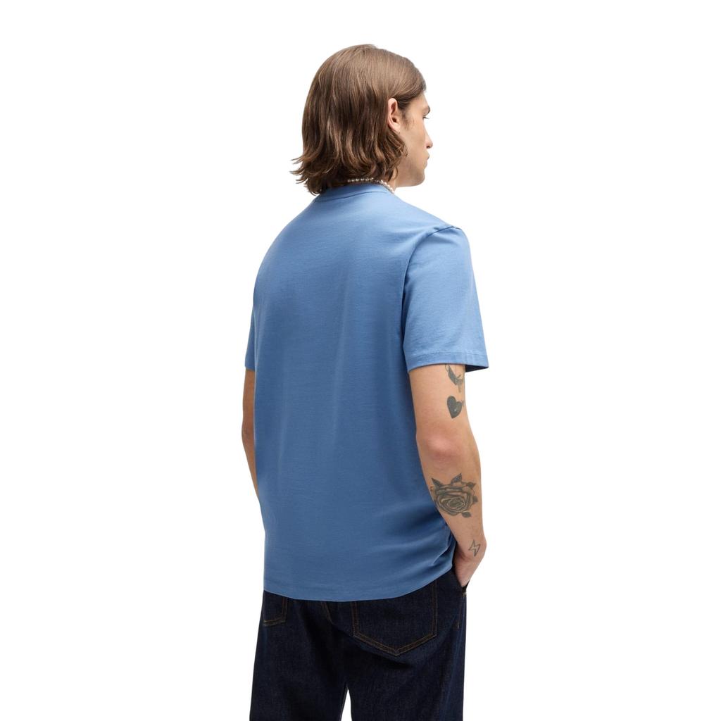 Hugo Mens Logo Printed Cotton Jersey T-Shirt