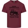 Old Unisex With a Tractor Driver Farmer Farm Unisexs Light Cotton TShirt