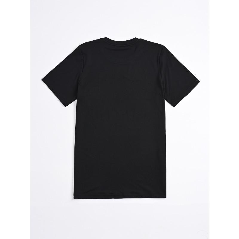 European Size Black T Shirt Living My Blessed Life Leopard Print Graphic Casual Wear for Women