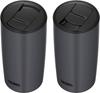 Thermos Vacuum Insulated Tumbler with Dark DGY Lid, 500ml, Gray, JDP-501