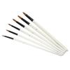 6pcs 6 Sizes Paint Brush Set Fine Detail Tip Oil Paint Brush Tips  Fine Detail Tip