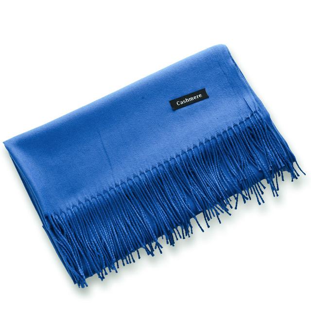 Winter Women Scarf Female Luxury Scarves Lady Tassel Bandana Women Solid Shawl Wraps Foulard Scarf Shawl