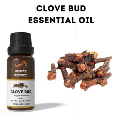Óleo Essencial de Botão de Cravo Ananta 10 ml – Óleo Aromático Quente e Picante para Difusores, Velas e Fragrância de Casa