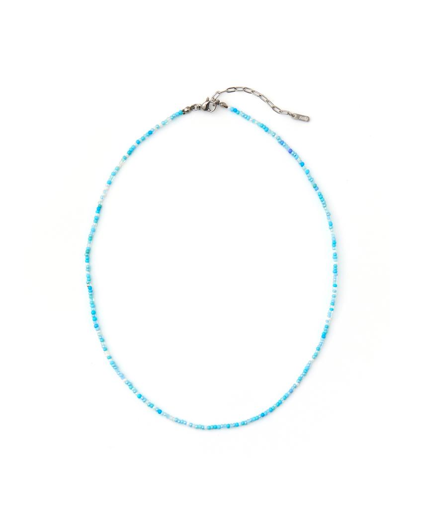 Romantinuer [2Pack] Pastel Bead Necklace (5 Colors)
