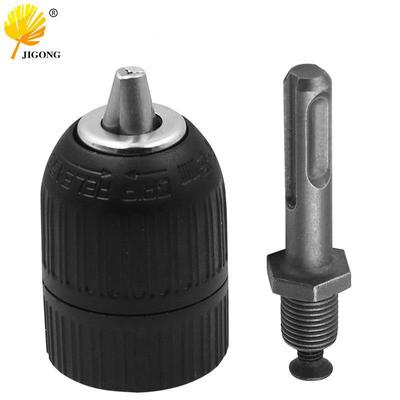 2-13MM SDS To Electric Drill Converter, Hand-Tightened Three-Jaw Drill Chuck