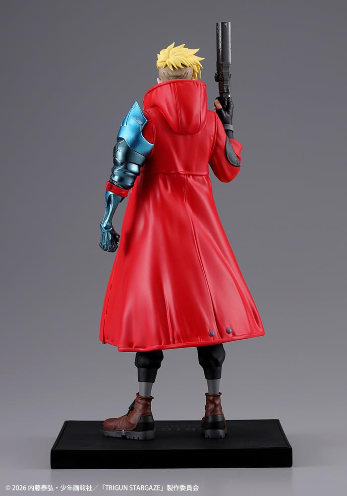 Kotobukiya TRIGUN STAMPEDE OSHI WORKS Vash the Stampede TRIGUN STAMPEDE Scale PVC Painted Complete Figure 1/8