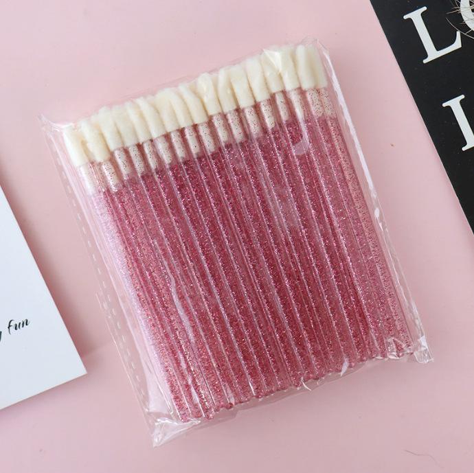 Colorful Portable Crystal Lip Brush Replacement Head for Lipstick and Gloss