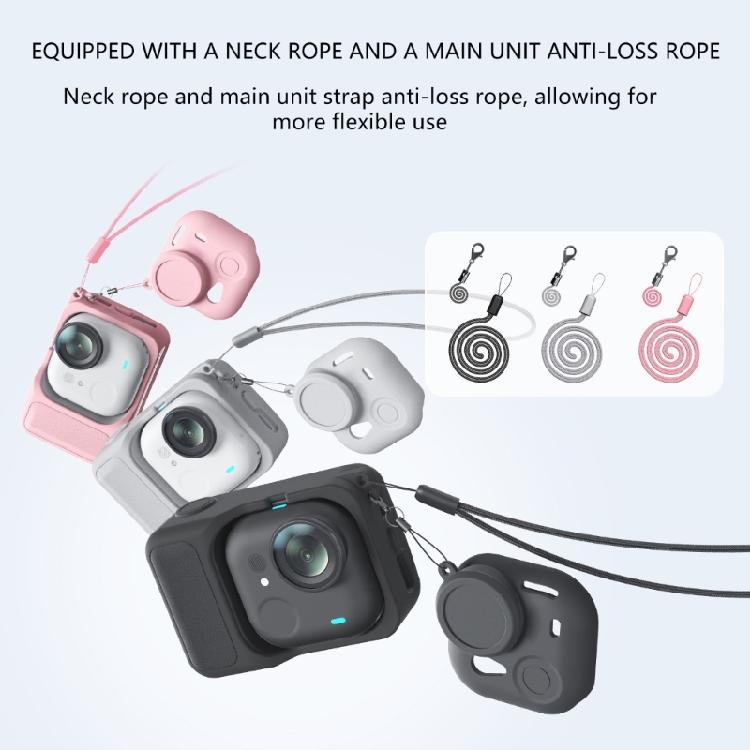 Abrasion Resistant Silicone Case for GO Ultra Action Camera Reinforced Corners Secure Mounting System Portable