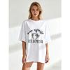 Oversized T Shirt Black More Espresso Less Depresso Coffee Cup Print Casual Everyday Wear