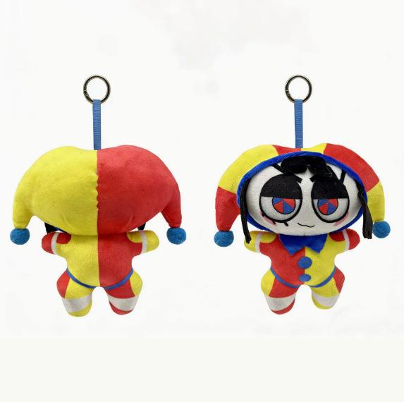 23cm De Geweldige Pluizige Pluche Hanger Zachte Gevulde Pop Rugzak Ornament Circus Schattig Verjaardag Vakantie Cadeau Voor Fans 23cm