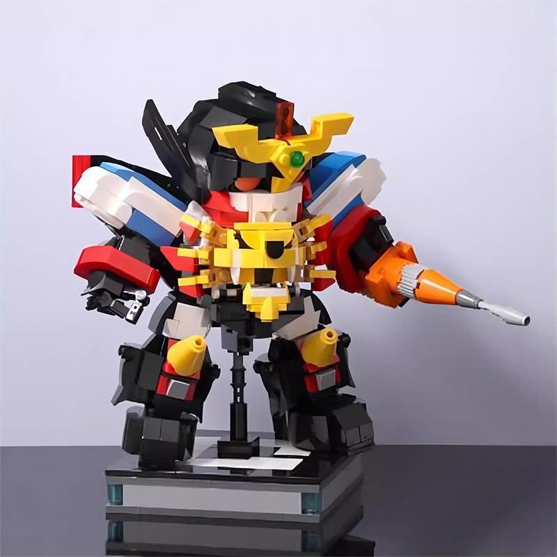 M Building Block Is Compatible With Lego Tv Animation "King Of The Brave" Gaogaigar Creative Assembly Sd Mecha Model