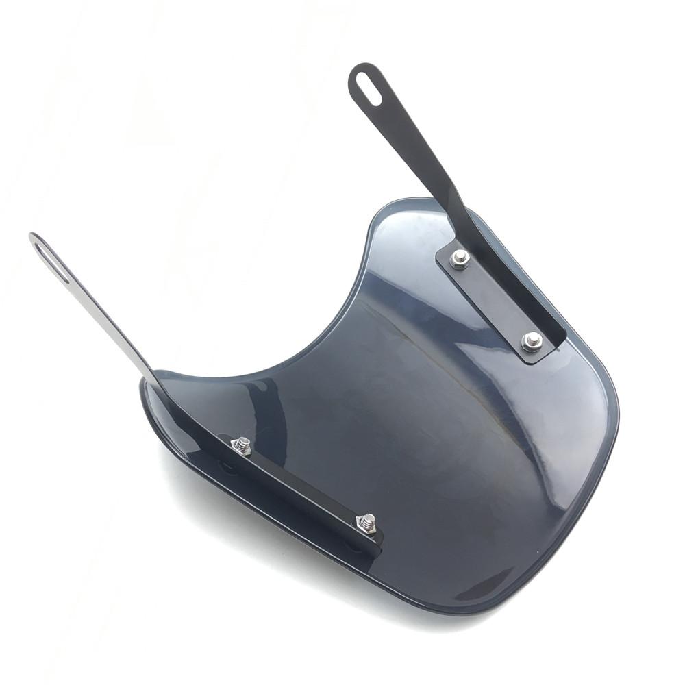 Motorcycle Windshield Wind Deflector Windscreen Universal for Harley Honda Yamaha Kawasaki Suzuki 6.5"-9.45"