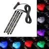 12led Car Interior Ambient Foot Strip Light Kit Backlight Atmosphere Decorative Auto 5v/12v Accessories Lamp Usb Neon Vehic S9x2