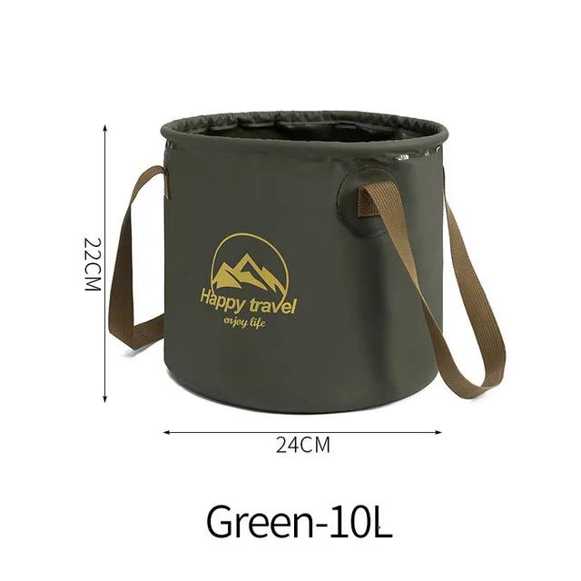Folding Camping Cube Water Bucket Foldable Collapsible Bucket Camp Supplies For Tourism Car Wash Fishing Car Camping Accessories for Home