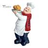 3D Fridge Magnet Cartoon Fat Chef Magnet, Hand-painted Refrigerator Picture Photo Holder for Home Office Kitchen Decoration Durable