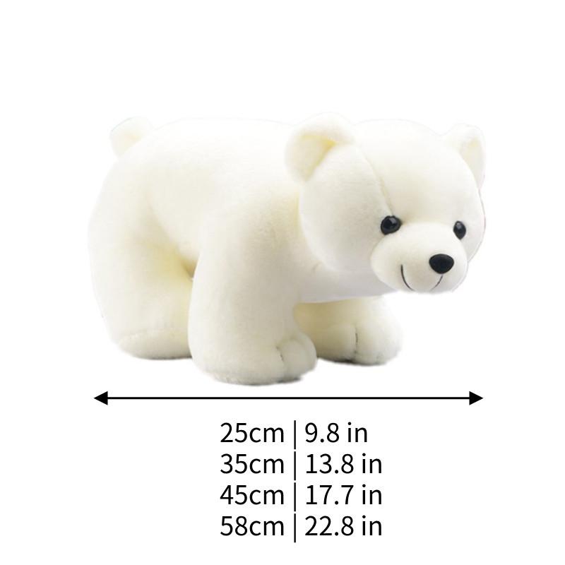 

Плюшевый медведь Полярная симуляция Игрушка Мягкая игрушка Мягкая кукла Кукла для сна Подарок 25 cm