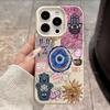 Hamsa Hand Böser Blick Collage Handyhülle Für iPhone 17 16 15 14 13 12 11 Pro Max 13 Mini 16e 17 Air Weiche Hülle Coque