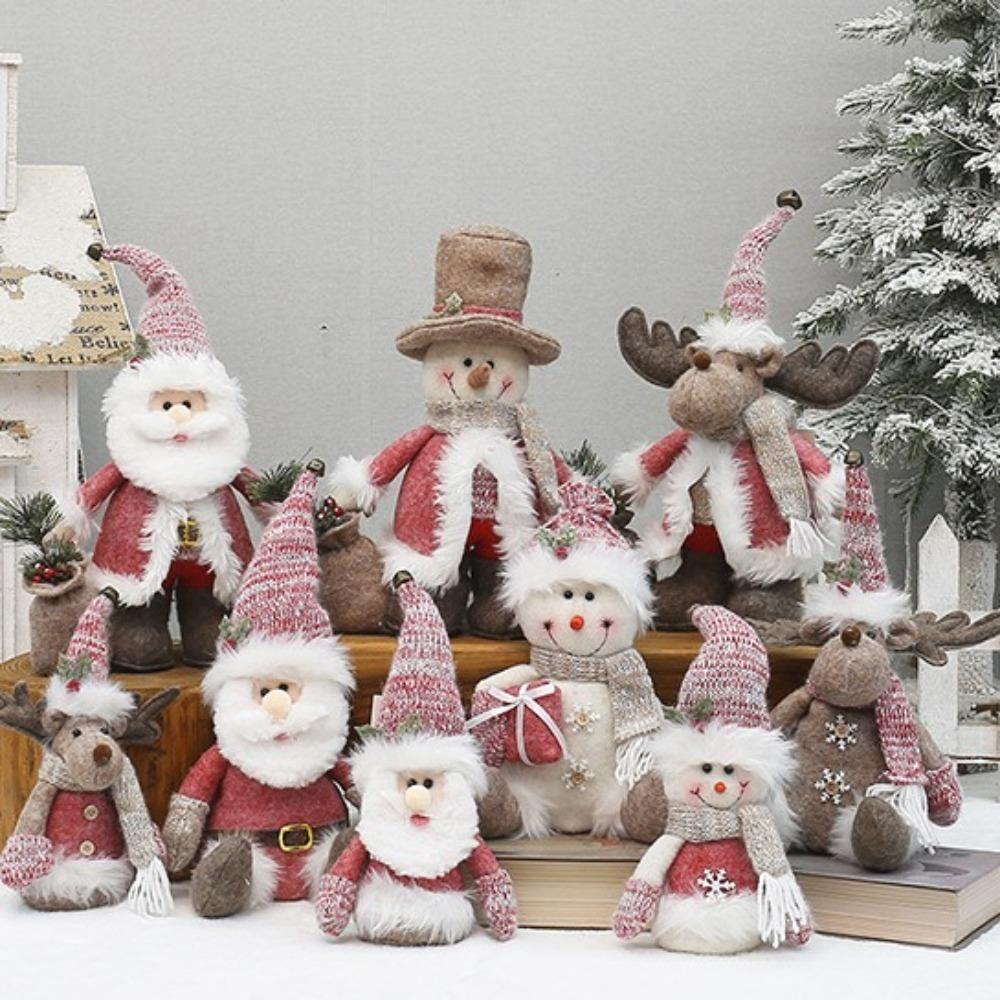 Festival Christmas Snowman Doll Elk Deer Merry Christmas Decorations Party Festival Favors