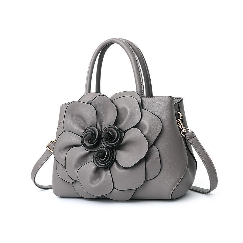 Women's Flower Handbag Shoulder Crossbody Bag,Cute Large Capacity Bag