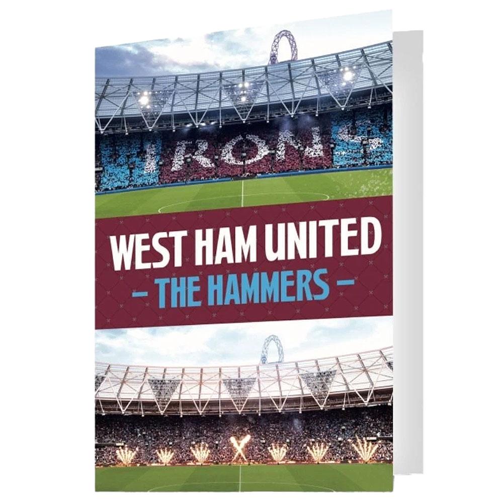 West Ham United FC 3D & Lenticular Birthday Card