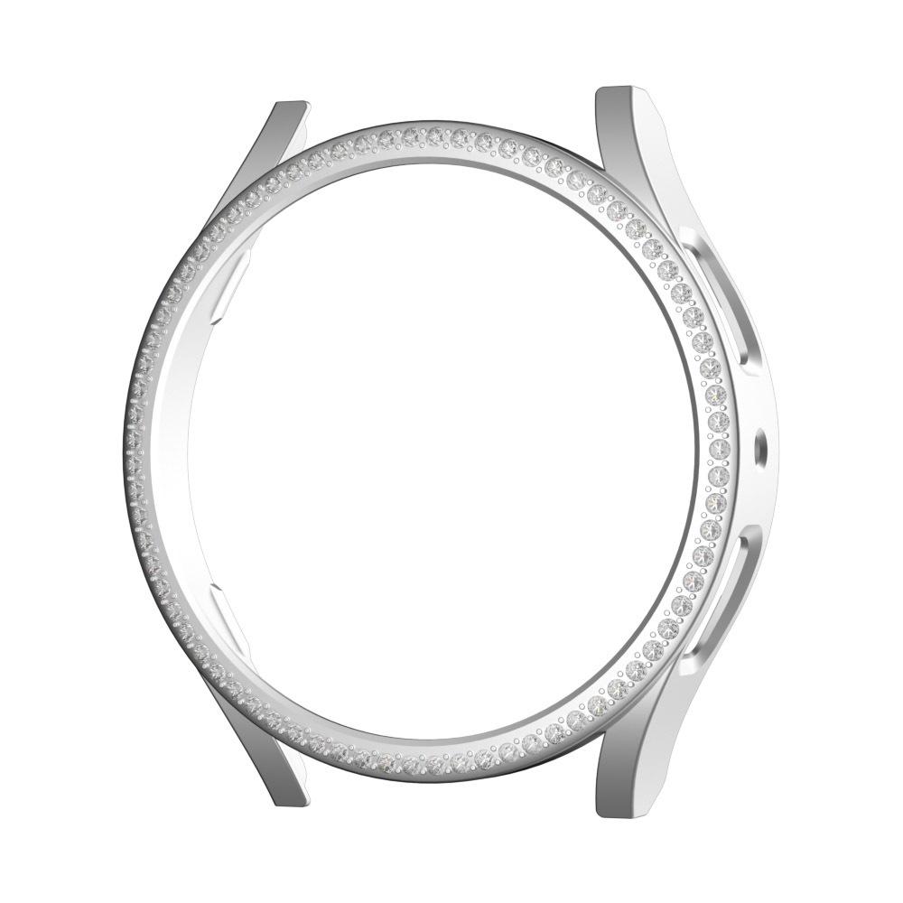 Bling Case for Samsung Galaxy Watch7 6 5 4 40mm 44mm Protective Case PC Encrusted Shiny Diamond Cover Bumper No Glass Accessorie