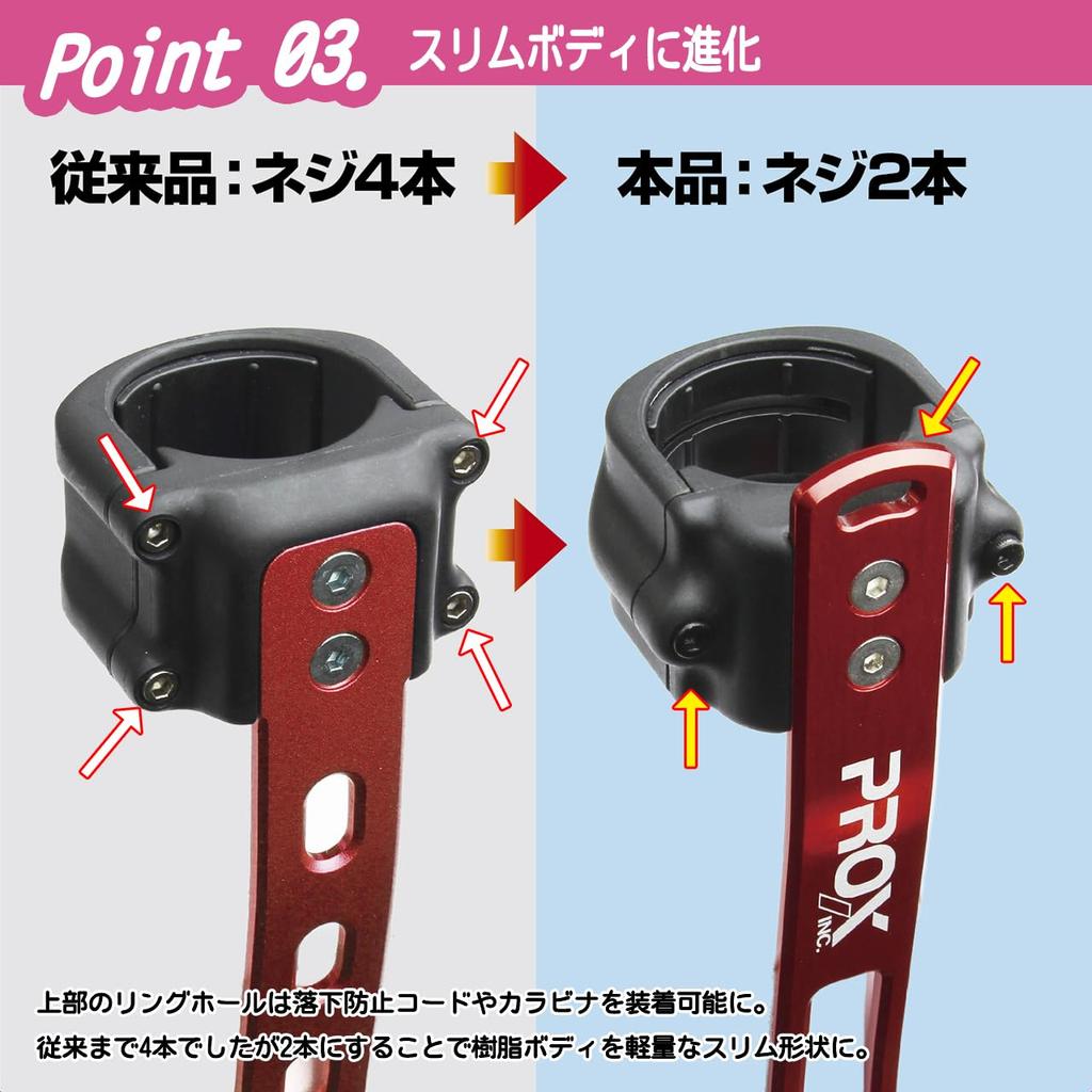 PROX Tamo Holder Slim Body, Size M/K (Black), PX8042MK