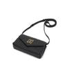Daks Black Dd Logo Leather Crossbody Bag Dcba2f367bk