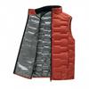 Men Winter New White Duck Down Vest Men Warm Windproof Stand Collar Sleeveless Vest Men Ultralight Waterproof Waistcoat Male