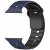 Watch Band for Apple Watch Series 10 Ultra 9 8 7 SE 6 5 4 3 2 1 46mm 49mm 45mm 44mm 42mm Dual Color Silicone Strap