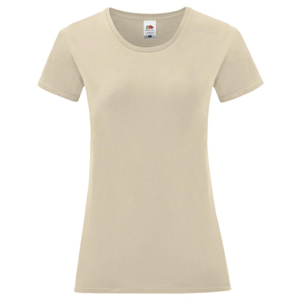 Fruit of the Loom Womens/Ladies Iconic Combed Cotton T-Shirt