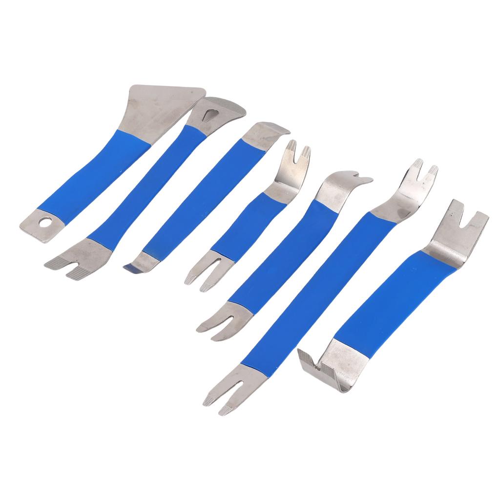 Car Trim Removal Tools Stainless Steel Multifunctional Car Panel Radio Removal Tool Kit for Maintenance