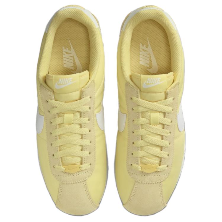 Nike Cortez TXT Soft Yellow Coconut Milk Sail (Womens) Women Sneakers HJ3845-799