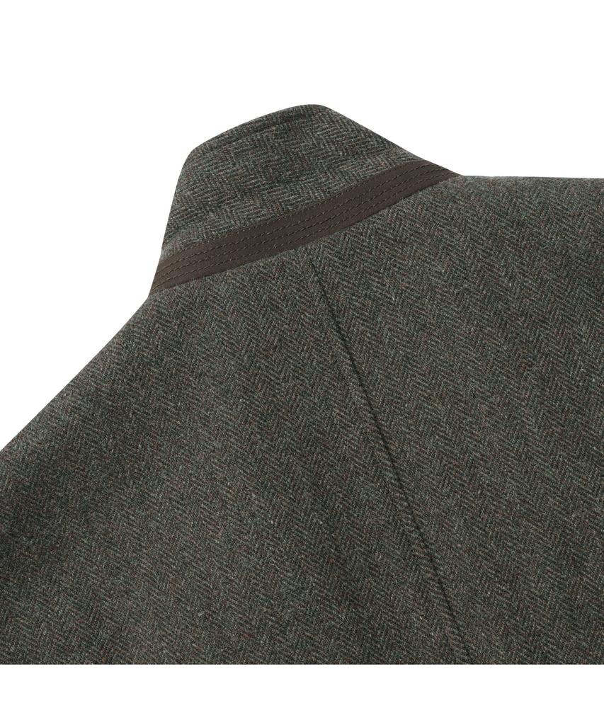BRENTWOOD [Hunting Jacket] Wool Blended Herringbone Hunting Jacket Brjcw25453Khx