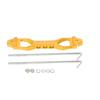 New JDM Style Car Racing Battery Tie Down Aluminum Battery Fasten Bracket Holder 14cm 19CM for Honda Civic Gold Black BT-1007-G