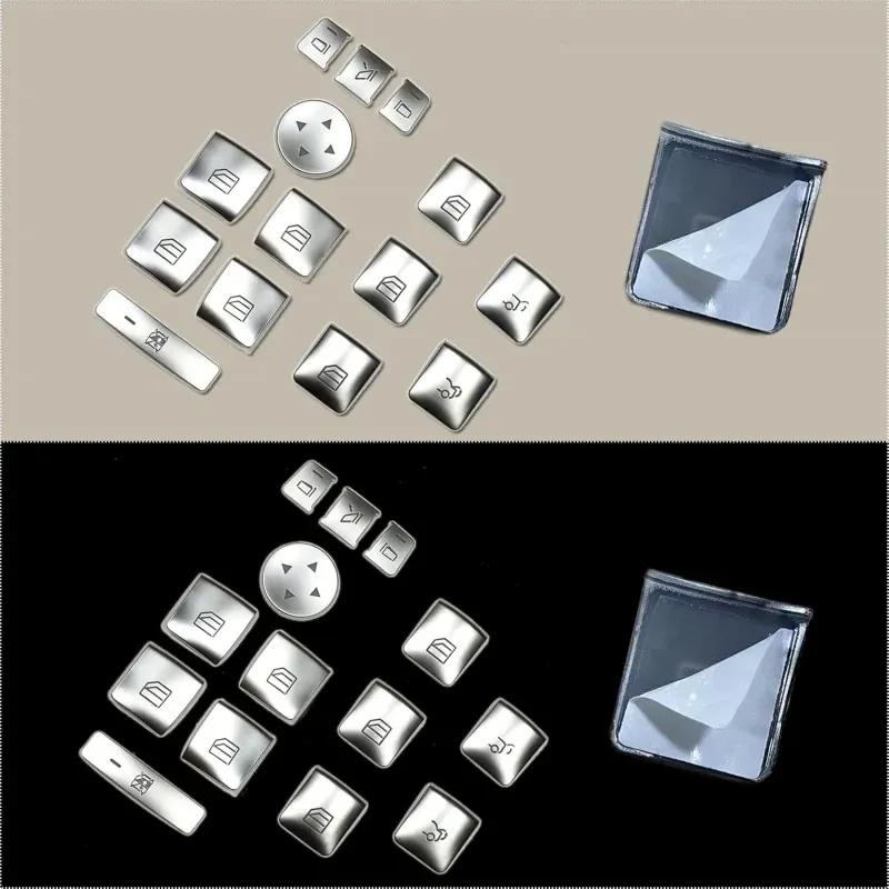 Bilratt Knapp Dörrupplåsning Minnesknapp Fönsterhissknapp Klistermärke Passar För Mercedes Benz C E Klass W204 W212