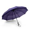 Fully automatic 10-bone vinyl umbrella folding men's and women's umbrellas sunshine and rain dual-purpose three-fold umbrella umbrella