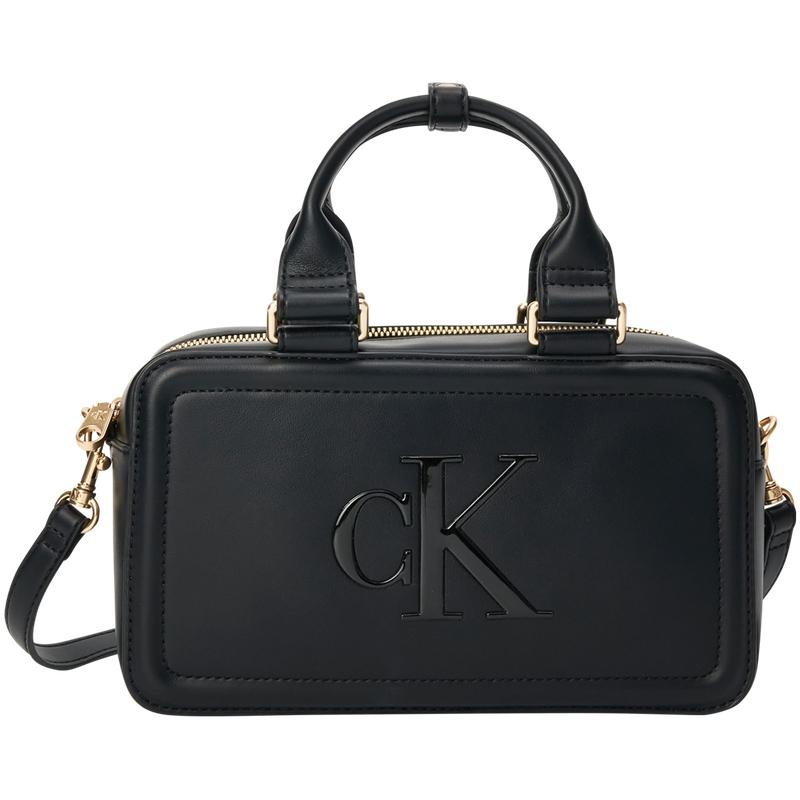 

Calvin Klein Logo Zip Closure Shoulder Tote Bag Women bags Space-Black 4F3411G-UB1 Basic Set (Bag)