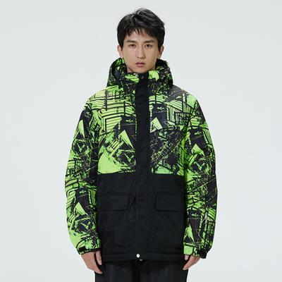 New Men's Ski Suit Winter Outdoor Single-board Double-board Ski Jacket Windproof Waterproof Warm Thick Top