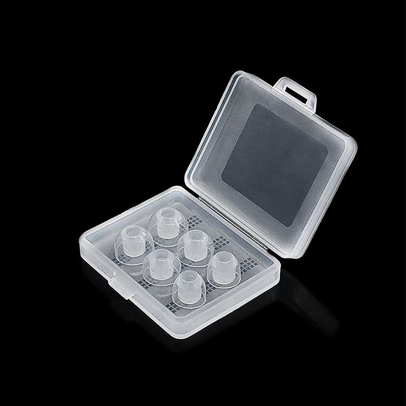 1Pairs Crystal Clear Silicone Earphone Cover In Ear Style Silicone Soft Earplugs Suitable For Senhai Iron Triangle Earphones